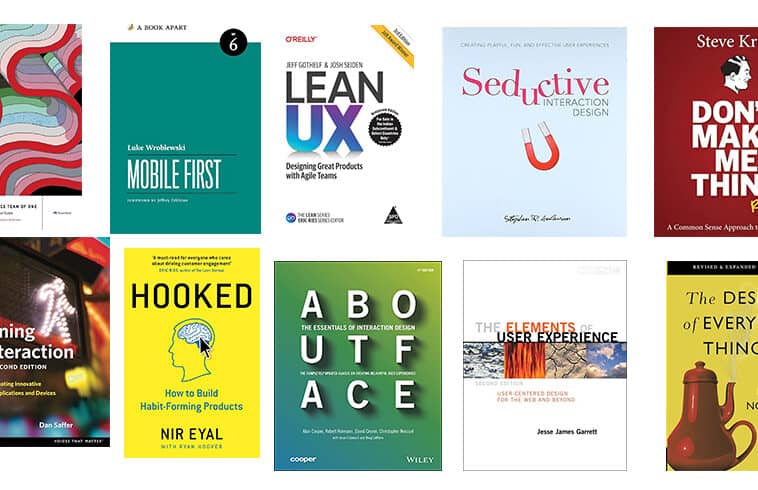 10 highly recommended UI/UX design books that cover a range of topics from principles and fundamentals